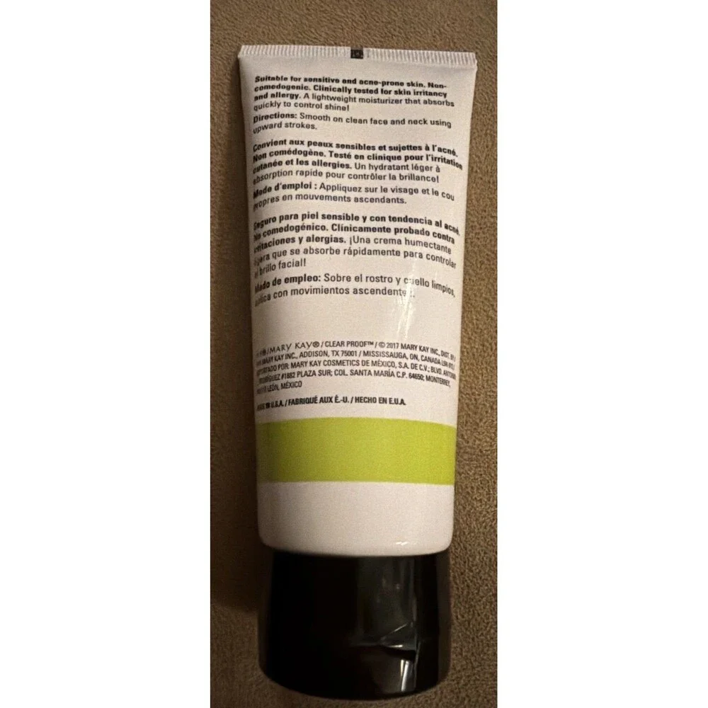 Mary Kay Clear Proof® Oil-Free Moisturizer for Acne-Prone Skin.  New W/out Box.